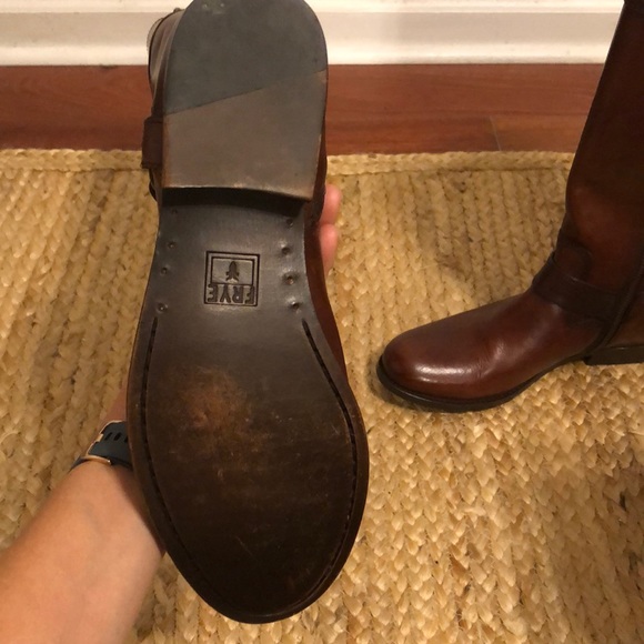 Frye Melissa Harness II Boots in Redwood - Picture 8 of 10